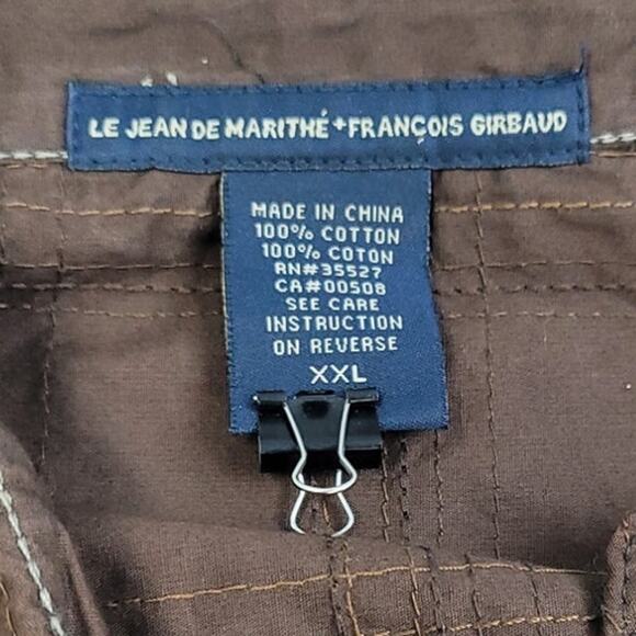 Francois Girbaud Mens 2XL 100% Cotton Grid Plad Long Sleeve Button Up Shirt - Picture 4 of 4